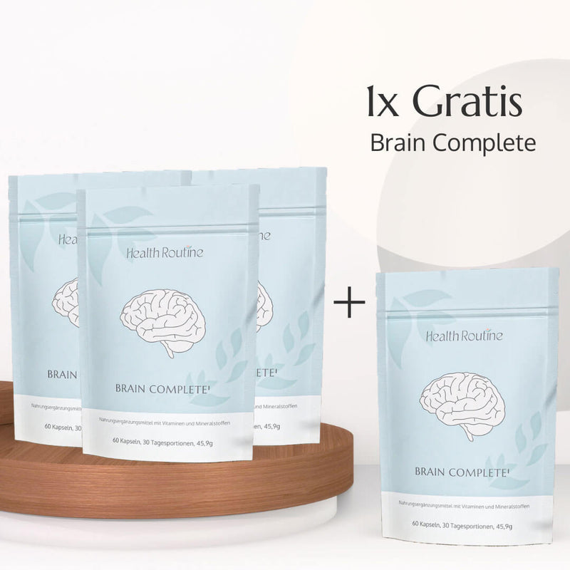 3x Brain Complete + 1x GRATIS Brain Complete