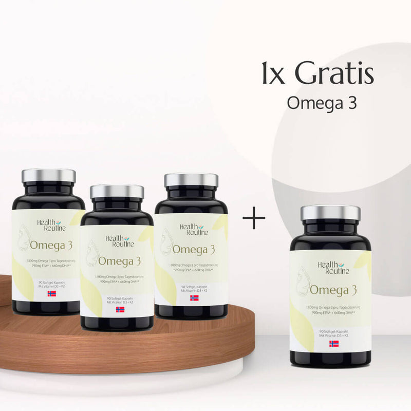 3x Omega 3 + 1x GRATIS Omega 3